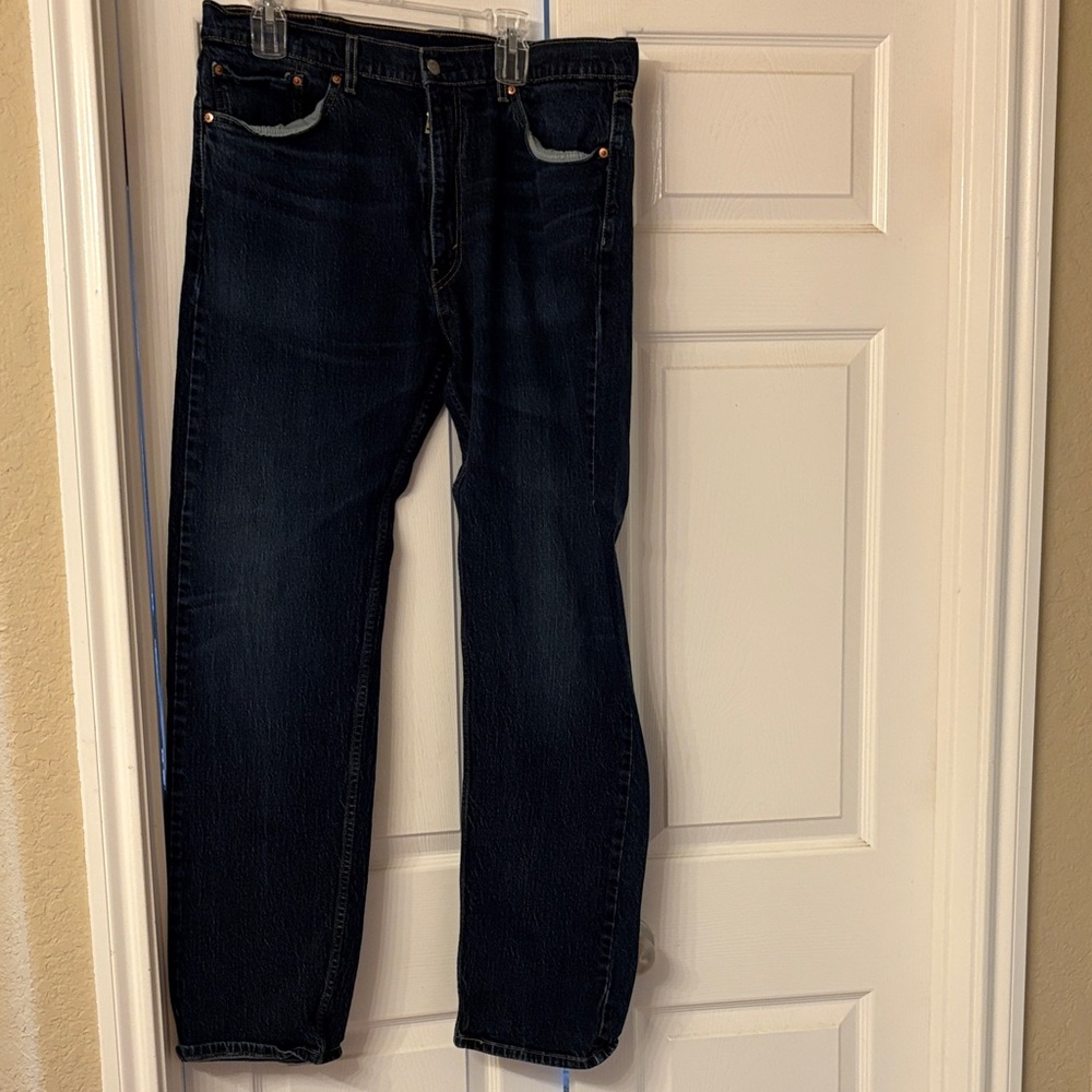 Levi's Men's Deep Indigo Straight Jeans